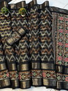Wow Bandhej Pure Candy Cotton Silk With Jequrd Boder Saree Suppliers In India